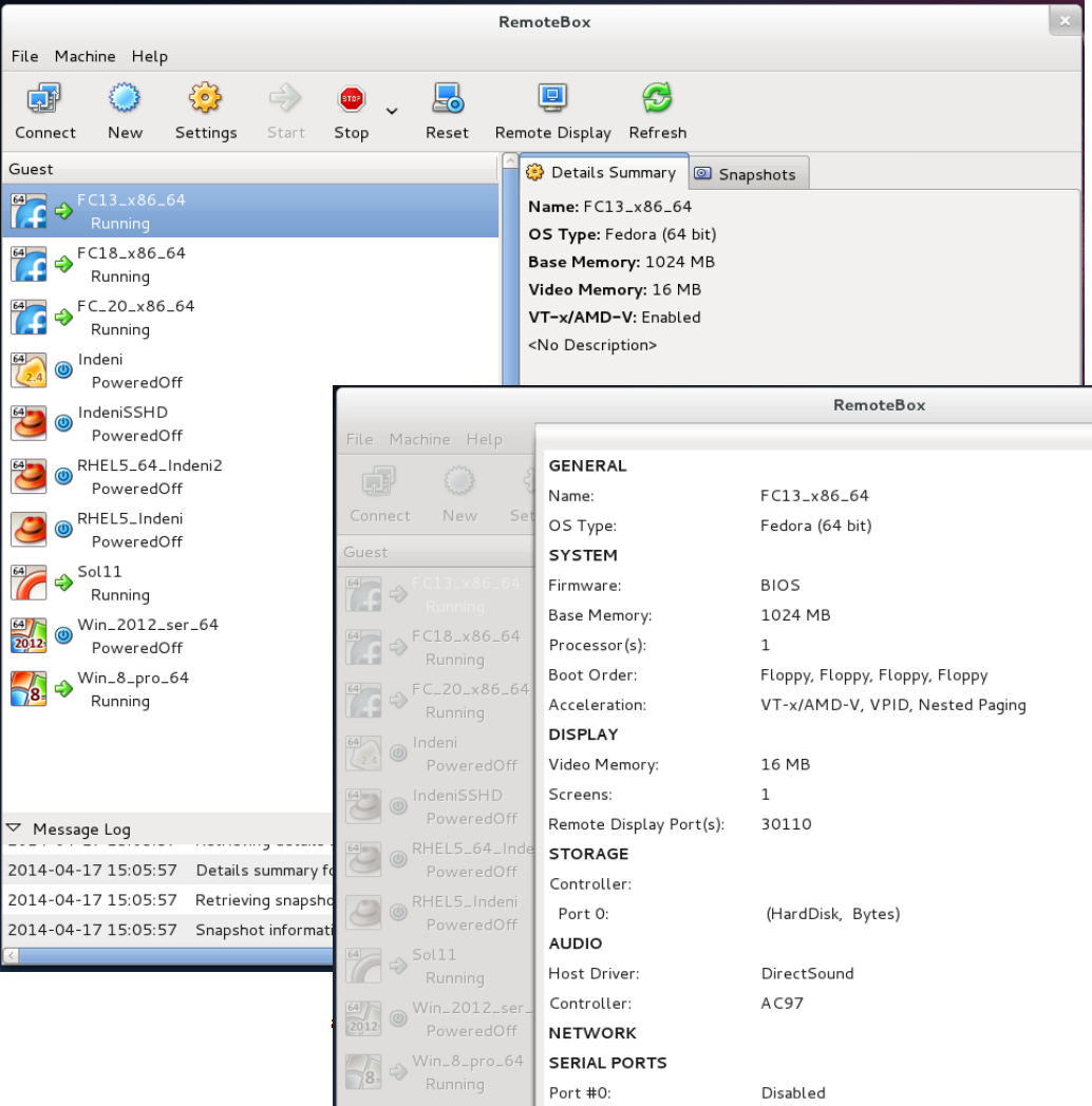 remoteBox with MIMIC Simulator
